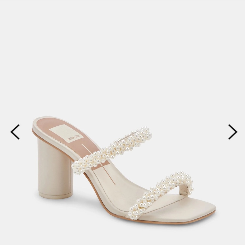 Dolce Vita - Noel Heels with Vanilla Pearls